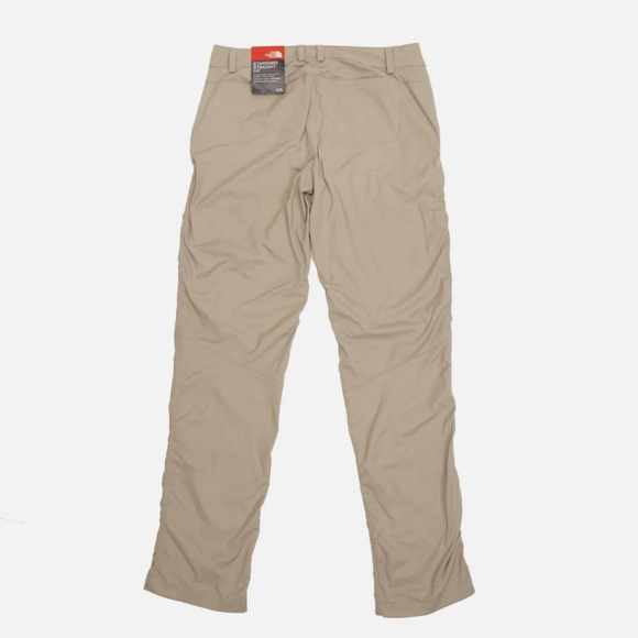 🆕The North Face Women’s Aphrodite Straight Pants Granite Bluff Tan ~ Size 10R - Picture 2 of 5